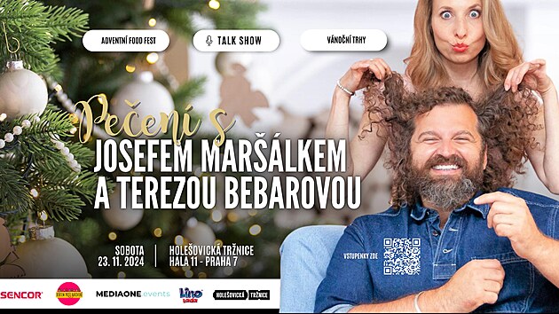 Pozv�nka na v�no�n� pe�en� s Josefem Mar��lkem a Terezou Bebarovou v Hole�ovick� tr�nici v Praze (23. listopadu 2024)