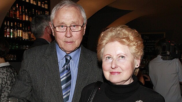 Jaroslav Satoransk� s man�elkou Libu�� (2012)