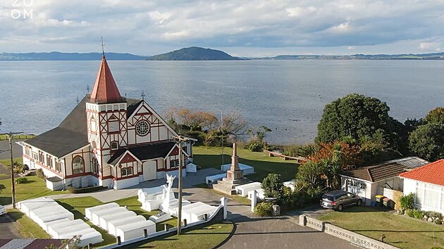 Kostel - St. Faith�s Anglican Church, kam chodil jako mal� s rodinou - je pro architekta Nicholase Daltona dodnes velkou inspirac�.