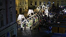 V pátek veer oficiáln odstartovaly vánoní trhy na Zelném trhu a Moravském...