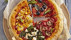 Dom�c� pizza na plech