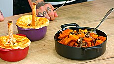 Jehn��í pie s dý�ovou p�ílohou