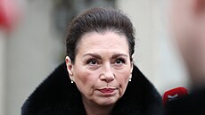 Do Stra�nic na poh�eb Marie Bene�ové dorazila Jana Bobo�íková. (19. listopadu...