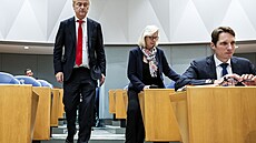 V�dce nizozemské krajní pravice Geert Wilders v parlamentu. (13. listopadu 2024)