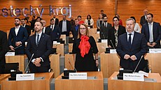 Ustavující zastupitelstvo Ústeckého kraje. (15. listopadu 2024)