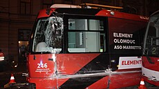 Ke srá�ce dvou tramvají do�lo v ned�li ve�er v Olomouci. Nehoda se obe�la bez...