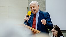Bývalý prezident �eské republiky Václav Klaus vystoupil na V�E v Praze s...