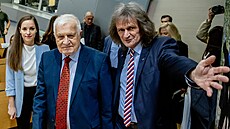 Bývalý prezident �eské republiky Václav Klaus vystoupil na V�E v Praze s...