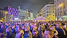 Oslavy 17. listopadu na Nám�stí svobody v Brn� (17. listopadu 2024)