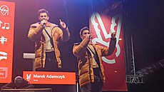 Herec Marek Adamczyk vystoupil na Koncert� pro budoucnost v rámci oslav 17....