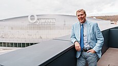 Mistr svta ve sportovních dvojicích z roku 1995 René Novotný ped praskou O2...