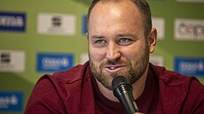 Tomá� Stan�k odpovídá na noviná�ské dotazy k dal�ímu ro�níku Czech Indoor Gala.