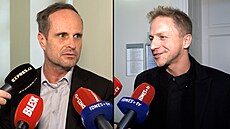 Soud �e�il spor mezi zp�vákem Tomá�em Klusem (vpravo) a bezpe�nostním expertem...