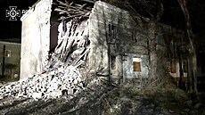 Ruské vzdu�né útoky zni�ily budovy v Zaporo�ské oblasti. (11. listopadu 2024)