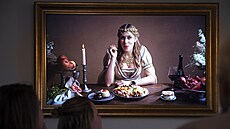 Bistro Judita v srdci Malé Strany nabízí pehlídku tzv. oivlých obraz. (12....