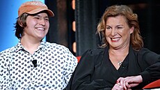 Lenka Krobotová se synem �imonem Havelkou v Show Jana Krause (13. listopadu...