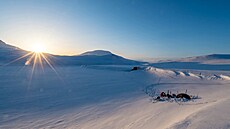 V zim jsou tu dny pomrn krátké. V noci zas klesají teploty hroziv nízko.