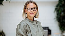 Dominika Tr�kov�, autorka podcastu Plodn� hovory. (12. listopadu 2024)