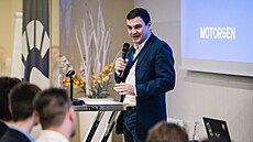 Zakládající sn�m mláde�nické organizace Motorist� sob� Generace Motor v Praze....