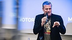 Zakládající snm mládenické organizace Motorist sob Generace Motor v Praze....