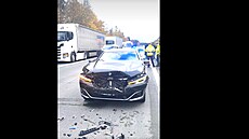 Bývalý v�ze� Ji�í Kajínek m�l nehodu na D1. Zavinili ji policisté jedoucí za...