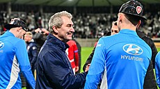 Spokojený kou eské jedenadvacítky Jan Suchopárek po postup na Euro.