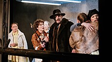 Aneka astná a Jakub Tvrdík v pedstavení Gazda a roba