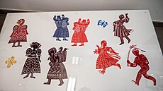 Záb�r z výstavy v�nované dílu Kornelie N�me�kové, kterou hostilo Slovácké...