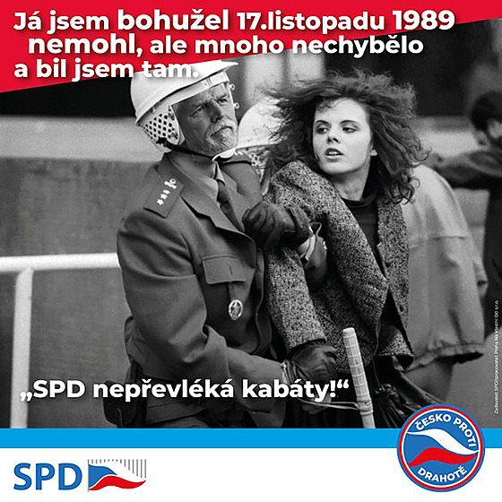Pedseda hnutí SPD Tomio Okamura ve stedu odpoledne na Facebooku zveejnil...