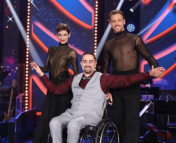 Marta Dancingerová a Martin Prágr s patronem Petrem Svobodou