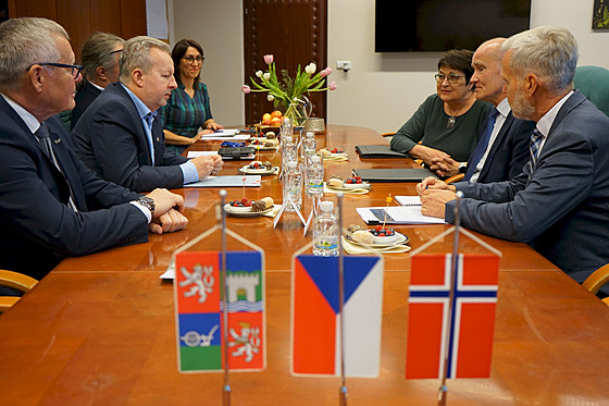 Byla to pro Kristiana Ødegaarda první náv�t�va Ústeckého kraje.