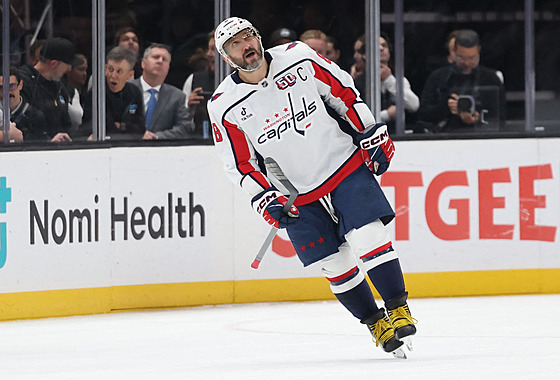 Alex Ove�kin v dresu Washington Capitals