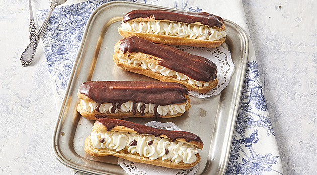 Eklérky se smetanovým krémem