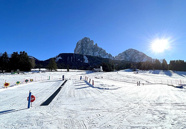 Val Gardena je jedine�n� sv�m velkolep�m panoramatem