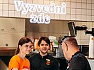 Nov poboka Burger Kingu se nachz na zatku dlnice D2 u Avion Shopping...