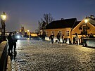 Turista nepeil pd za Karlova mostu. (27. listopadu 2024)