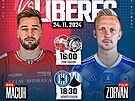 V ned�li 24. listopadu host� fotbalist� i hokejist� Olomouce soupe�e z Liberce....