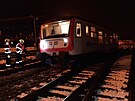 V esk Tebov v ptek brzy rno vykolejil pi posunovn motorov vlak bez...
