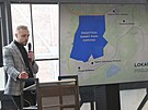 Matj Hejma z developersk spolenosti Panattoni pedstavuje projekt u Karvin....