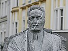 Socha krlovhradeckho starosty Frantika Ulricha  (8. listopadu 2010)