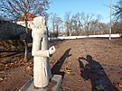 Jedna ze soch se objevila v chrudimskch klternch zahradch. Jde o kapucna.