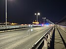 Policie zasahuje na Nuselskm most pot, co z nho skoil lovk. (29....