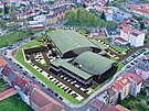 Takto si chebsk radnice pedstavuje podobu zrekonstruovanho zimnho stadionu.