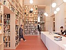 Vizualizace budouc podoby interir chebsk knihovny po rekonstrukci. Autorem...