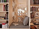 Vizualizace budouc podoby interir chebsk knihovny po rekonstrukci. Autorem...