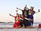 Tanen skupina Sahar se zamuje na orientln tance a folklor severn Afriky...