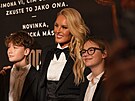 Simona Krainová a její synové Max a Bruno (2024)