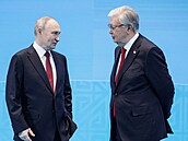 Ruský diktátor Vladimir Putin p�ijel na dvoudenní náv�t�vu do Kazachstánu....