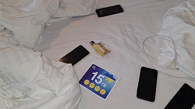 Pi domovnch prohldkch kriminalist zajistili 3 zazen slouc k hromadnmu rozesln SMS, asi 1500 SIM karet, bezmla jeden milion korun v hotovosti, destky mobilnch telefon, nkolik kus vpoetn techniky a dal vci souvisejc s trestnou innost.