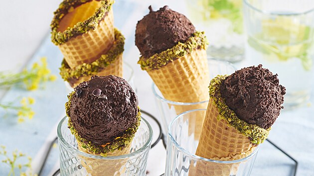 �okol�dov� zmrzlina s kakaov�mi boby